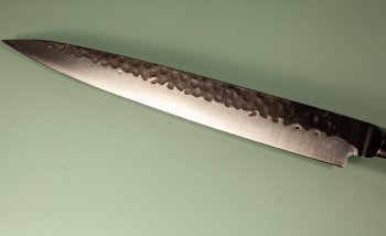 Guangzhou VG10 Damascus Tsuchime Kurouchi Sujihiki 255mm