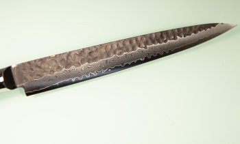 Guangzhou VG10 Damascus Tsuchime Kurouchi Sujihiki 255mm