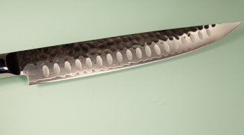 Guangzhou VG10 Damascus Tsuchime Kurouchi Slicer 230mm