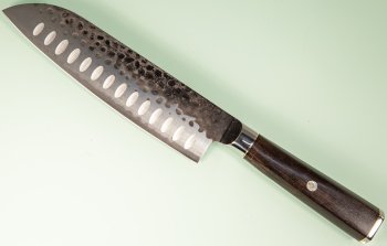 Guangzhou VG10 Tsuchime Kurouchi Santoku 185mm