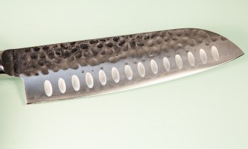 Guangzhou VG10 Tsuchime Kurouchi Santoku 185mm