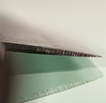 Hatsukokoro Kokugei Blue1 Kurouchi Wa-Santoku 165mm Ebony