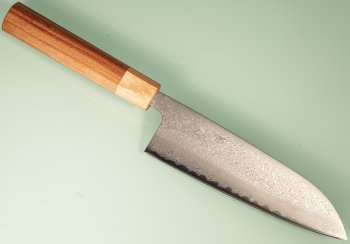 Tsunehisa SLD Damascus Wa-Santoku 165mm