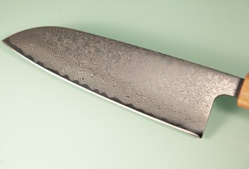 Tsunehisa SLD Damascus Wa-Santoku 165mm