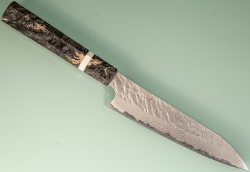 Nigara VG10 Tsuchime Damascus Wa-Petty 140mm