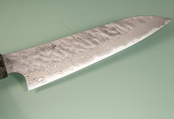 Nigara VG10 Tsuchime Damascus Wa-Petty 140mm