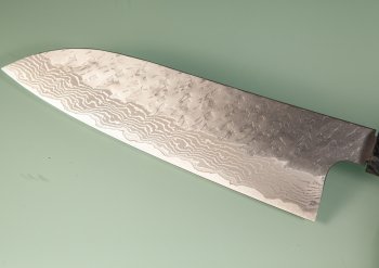 Nigara VG10 Tsuchime Damascus Wa-Santoku 170mm