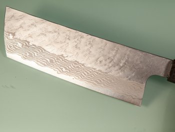 Nigara VG10 Tsuchime Damascus Wa-Nakiri 140mm