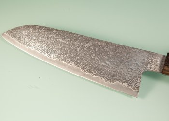 Tanaka Shigeki R2 Suminagashi Wa-Santoku 165mm Mono Bubinga