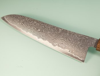 Tanaka Shigeki R2 Suminagashi Wa-Gyuto 180mm Mono Bubinga