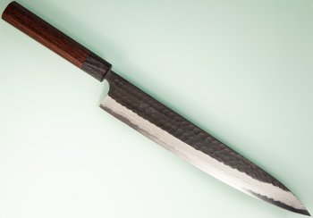 Yamamoto AS Tsuchi Kuro Damascus Wa-Sujihiki 275mm