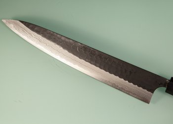 Yamamoto AS Tsuchi Kuro Damascus Wa-Sujihiki 275mm