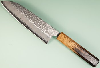 Tsunehisa AS Tsuchime Wa-Santoku 170mm burnt Oak