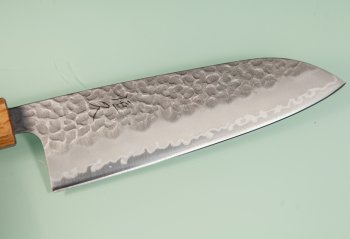 Tsunehisa AS Tsuchime Wa-Santoku 170mm burnt Oak