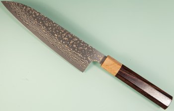 Takeshi Saji VG10 Gold Damascus Wa-Gyuto 180mm