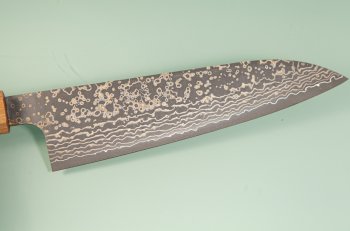 Takeshi Saji VG10 Gold Damascus Wa-Gyuto 180mm