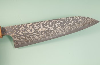 Takeshi Saji VG10 Gold Damascus Wa-Gyuto 180mm