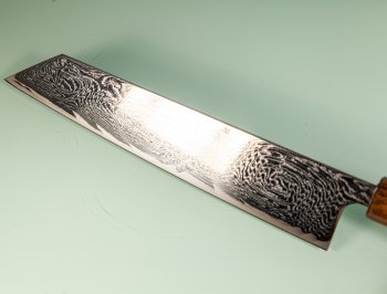 Tsunehisa AUS10 Nami Damascus Wa-Kiritsuke 245mm Oak