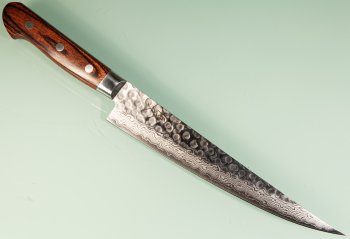 Damascus 17 Hammered Fisch/Filetiermesser 215mm