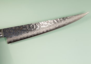 Damascus 17 Hammered Fisch/Filetiermesser 215mm