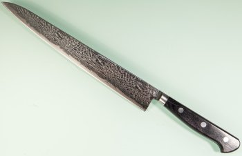 Tsunehisa AUS10 Nami Damascus Sujihiki 245mm