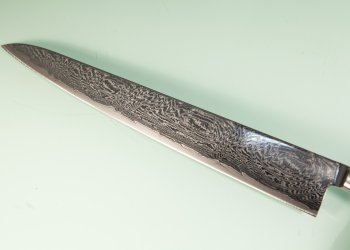 Tsunehisa AUS10 Nami Damascus Sujihiki 245mm