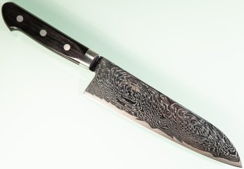 Tsunehisa AUS10 Nami Damascus Santoku 185mm