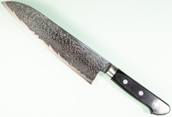 Tsunehisa AUS10 Nami Damascus Santoku 185mm