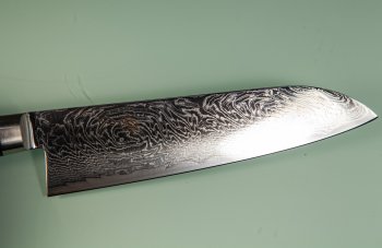 Tsunehisa AUS10 Nami Damascus Santoku 185mm