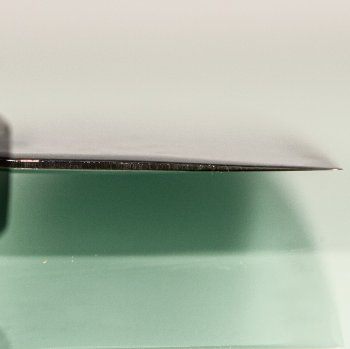 Tsunehisa AUS10 Tsuchime Damascus Wa-Santoku 170mm grau stabilisiert/Bffelhorn