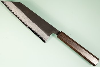 Damastmesser Hatsukokoro Shinkiro AS Damaskus Wa-Bunka 170mm Ebony