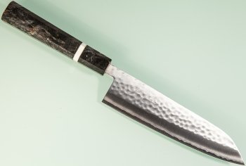 Masutani VG-1 Tsuchime Wa-Santoku 180mm grn stabilisiert