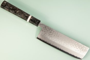 Masutani VG-1 Damast Wa-Nakiri 160mm grn stabilisiert