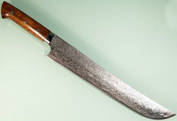 Takeshi Saji R2 Diamond Damascus Sakimaru 285mm