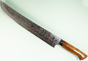 Takeshi Saji R2 Diamond Damascus Sakimaru 285mm