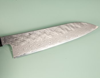 Nigara VG10 Tsuchime Damascus Wa-Gyuto 205mm Teak