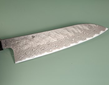 Nigara VG10 Tsuchime Damascus Wa-Gyuto 205mm Teak