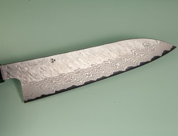 Nigara VG10 Tsuchime Damascus Wa-Gyuto 205mm Teak