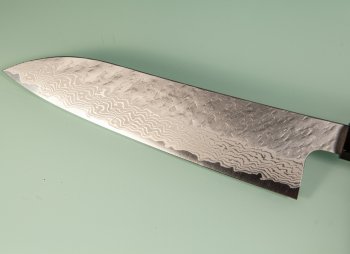 Nigara VG10 Tsuchime Damascus Wa-Gyuto 205mm Teak