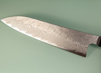 Nigara VG10 Tsuchime Damascus Wa-Gyuto 205mm Teak