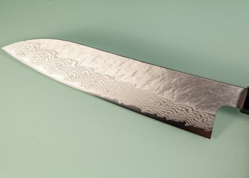 Nigara VG10 Tsuchime Damascus Wa-Gyuto 205mm Teak