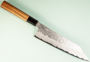 Nigara VG10 Tsuchime Damascus Wa-Kiritsuke 205mm Teak