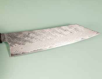 Nigara VG10 Tsuchime Damascus Wa-Kiritsuke 205mm Teak