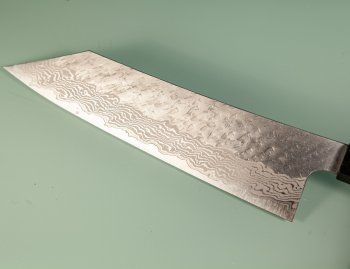 Nigara VG10 Tsuchime Damascus Wa-Kiritsuke 205mm Teak