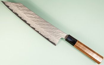 Nigara VG10 Tsuchime Damascus Wa-Kiritsuke 235mm Teak