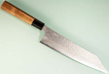 Nigara VG10 Tsuchime Damascus Wa-Kiritsuke 235mm Teak