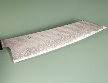 Nigara VG10 Tsuchime Damascus Wa-Kiritsuke 235mm Teak