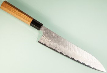 Nigara VG10 Tsuchime Damascus Wa-Gyuto 230mm Teak