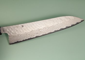 Nigara VG10 Tsuchime Damascus Wa-Gyuto 230mm Teak