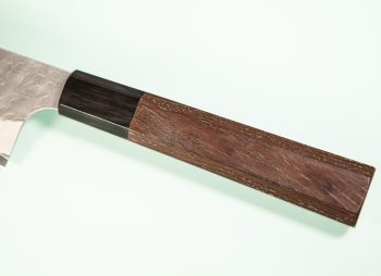 Nigara AS Satin Tsuchime Wa-Gyuto 200mm Walnut/Buffalo